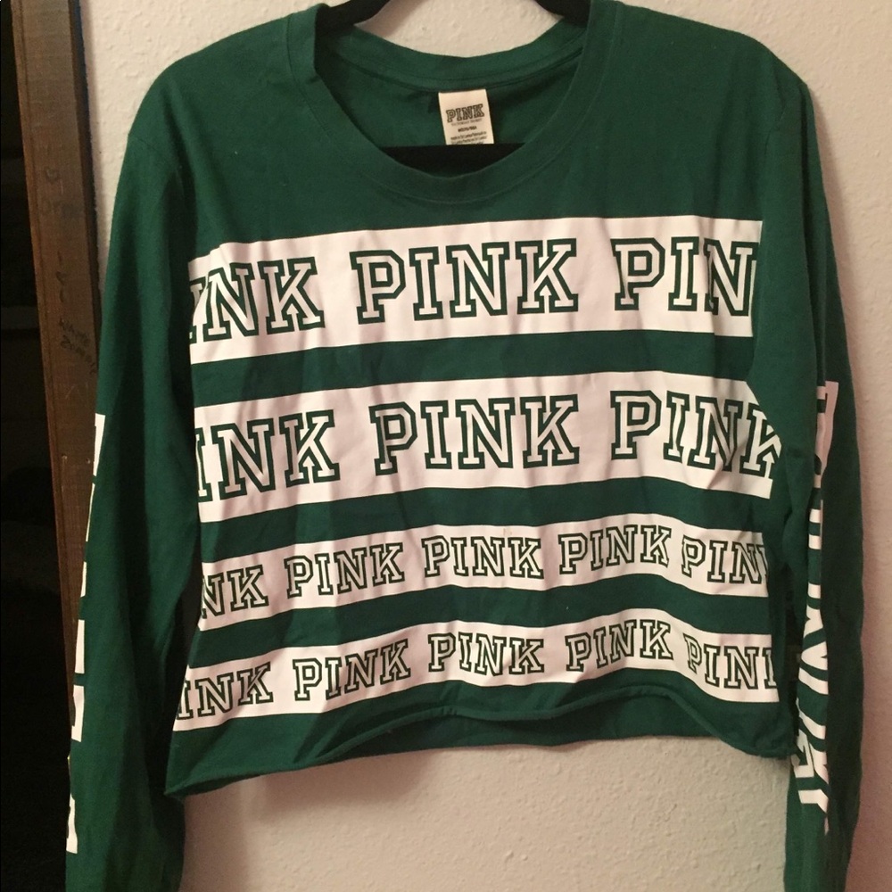 Cropped long sleeve shirt